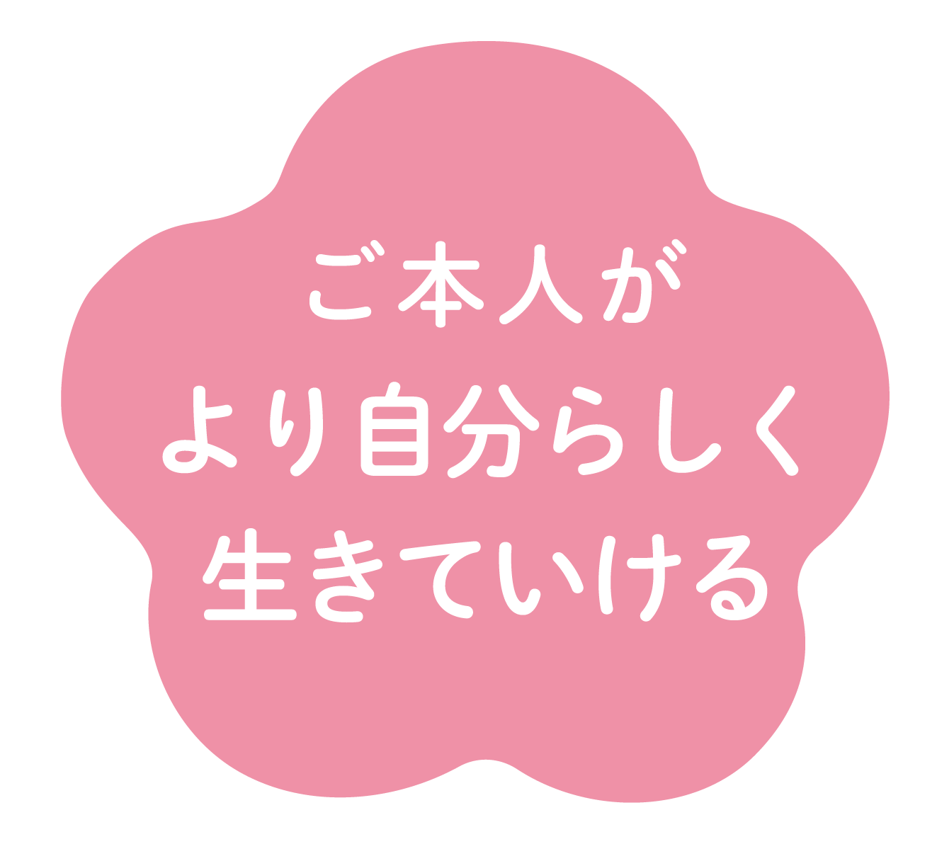ご本人がより自分らしく生きていける